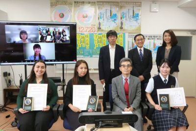 Group photo of award ceremony attendees